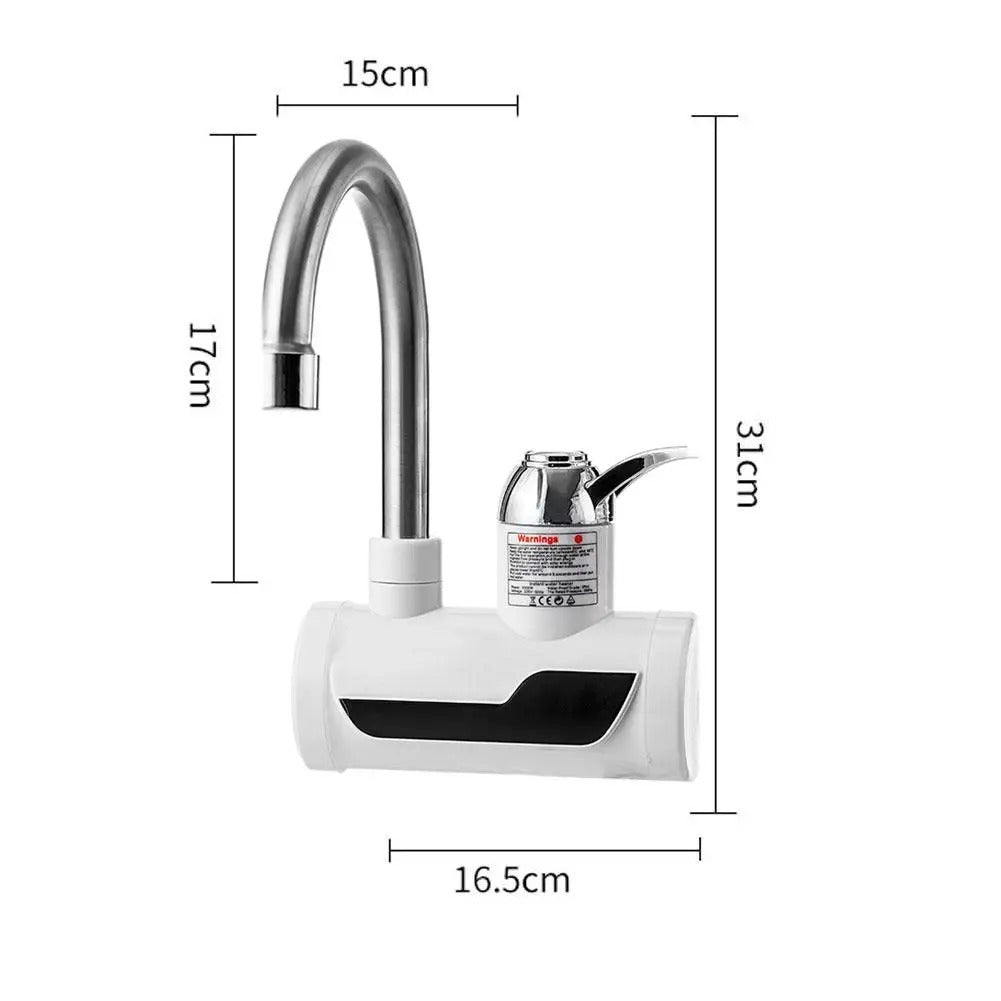 Instant Electric Water Heater Tap | Advanced Fast Heating Faucet with LED Indicator | Instant Hot Water for Kitchen & Bathroom