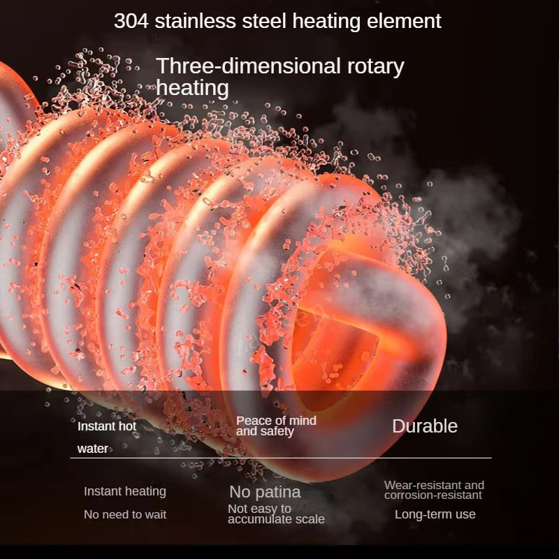 3000W Electric Water Heater Tap | Instant Hot Water Faucet – Tankless Instant Heating Tap for Kitchen & Bathroom (Random Color)