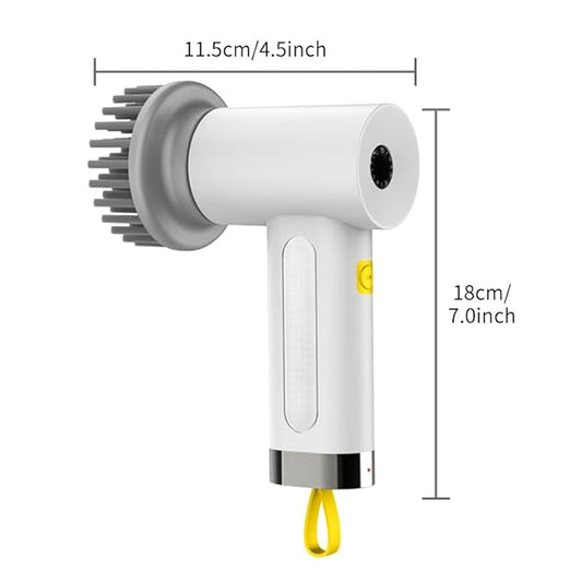 Electric Cleaning Brush with Multiple Attachments | 360° Rotating Power Scrubber for Bathroom, Kitchen, and Home Cleaning