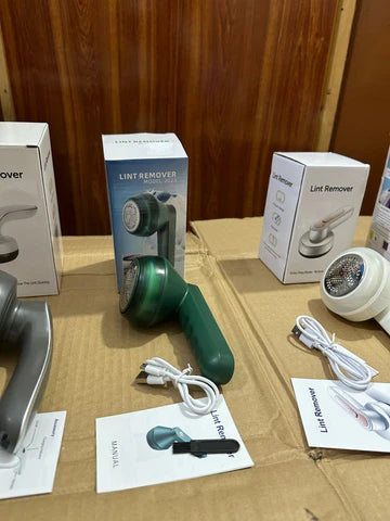 Electric Lint Remover for Clothes & Sweaters – Rechargeable Fabric Shaver, Anti-Pilling Fuzz Remover, Hair Ball Trimmer for Coats, Plush, Wool & Winter Wear (Random Color)