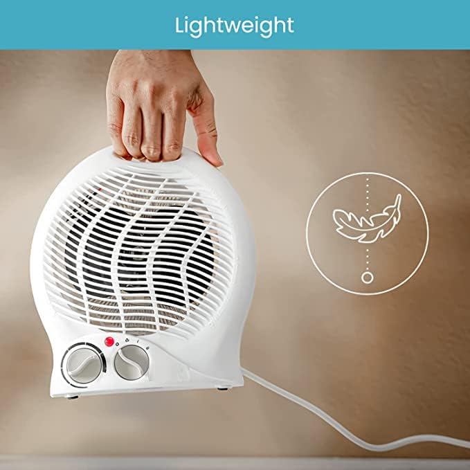 Oasis SB-20R (C) Electric Blower Heater | Portable Room & Office Fan Heater – Adjustable Heat Settings, Fast Heating, and Energy Efficient