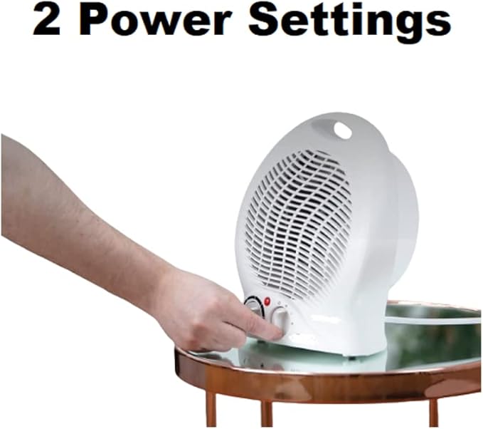 Oasis SB-20R (C) Electric Blower Heater | Portable Room & Office Fan Heater – Adjustable Heat Settings, Fast Heating, and Energy Efficient