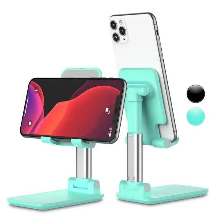 Foldable Portable Mobile Stand | Adjustable Mobile Holder for Desk & Table | Compatible with All Smartphones – Random Color