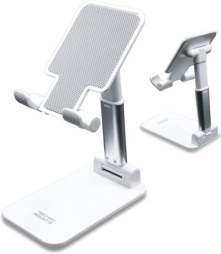 Foldable Portable Mobile Stand | Adjustable Mobile Holder for Desk & Table | Compatible with All Smartphones – Random Color