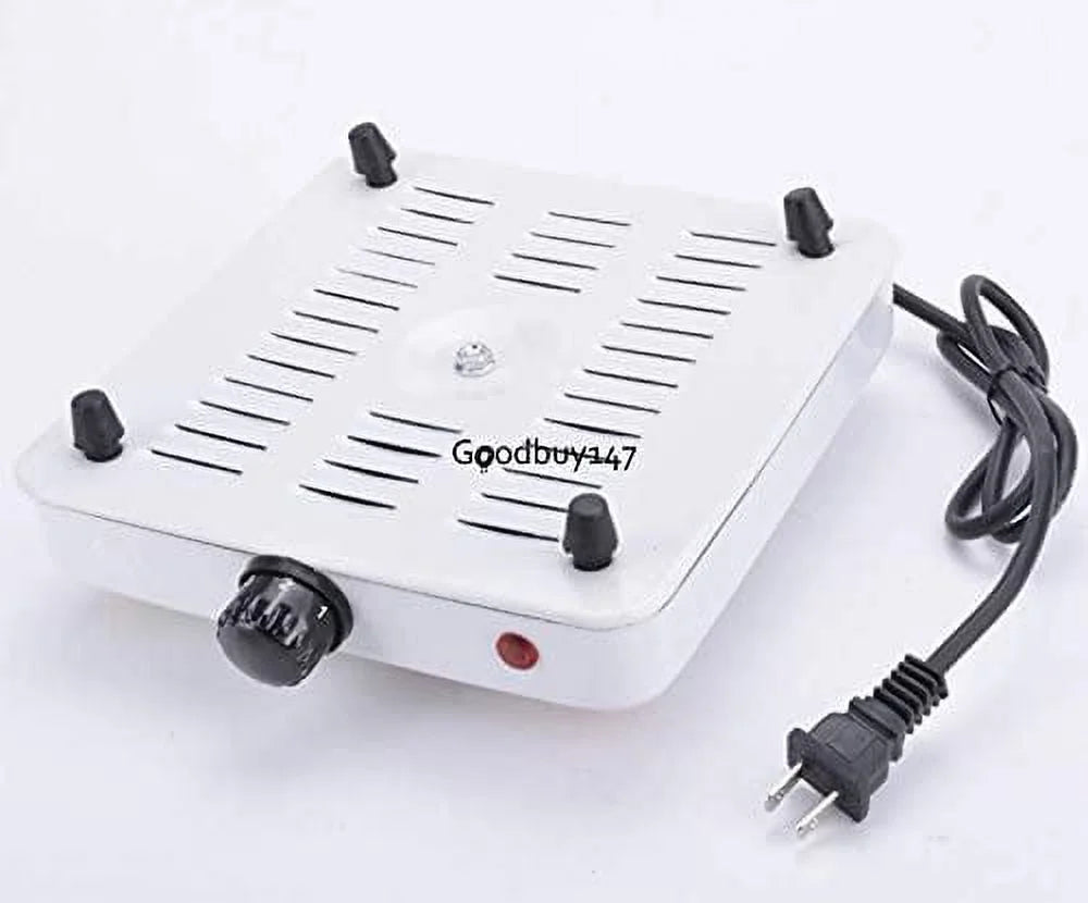 Single Burner Electric Hot Plate Stove – Portable Compact Cooker for Home, Office & Travel | Fast Heating & Easy to Clean (Random Color)
