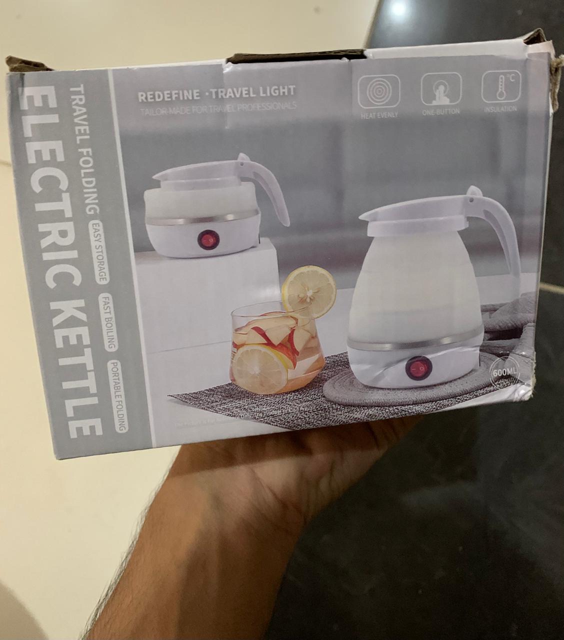 Foldable Vacuum Flask | Portable Thermos Bottle for Hot & Cold Drinks | Leak-Proof, Stainless Steel, Travel-Friendly Water Bottle