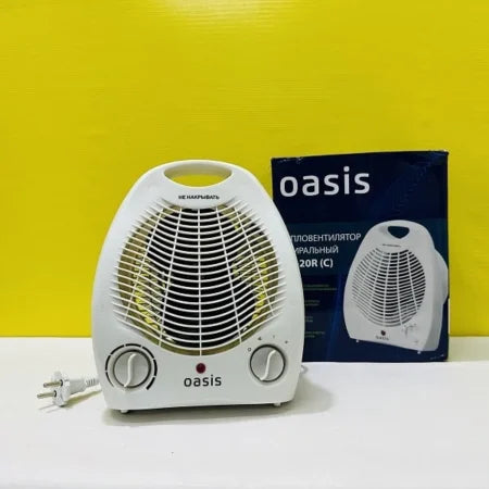 Oasis SB-20R (C) Electric Blower Heater | Portable Room & Office Fan Heater – Adjustable Heat Settings, Fast Heating, and Energy Efficient